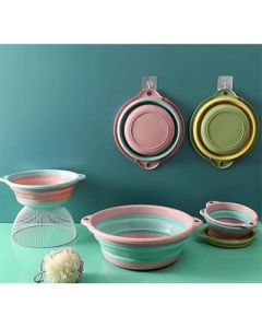 Silicone folding washbasin s