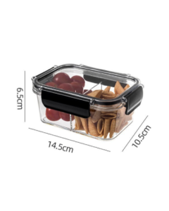Compartment handle crisper box 