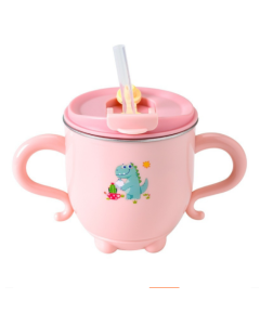 Dinosaur milk cup stainless steel