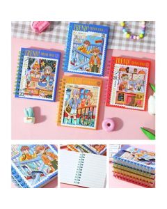 Coil book notebook demeanor boy