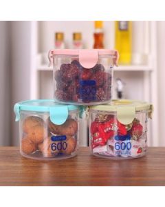 Sealed multigrain jar storage jar with transparent lid 800ml