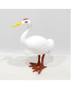 Children's Clockwork Winding Jumping Toy White Crane Mini Fun Little Toy 432/carton