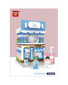 Micro Particle Building Blocks JK-JM012 Mini Street View Cold Drink Shop Series 80 boxes/carton