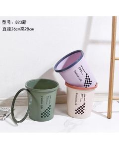 The trash can is 80cm high