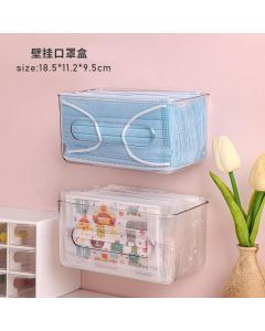 Wall-mounted mask box 