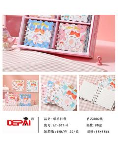 Notebook Meow Woo Daily Day Coil Book