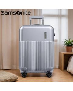 Samsonite Luggage - 28" Silver/DK7 Waterproof & Dustproof PVC Suitcase with Built-in TSA Lock