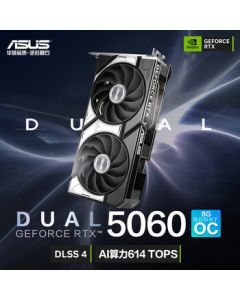 ASUS DUAL GeForce RTX 5060 O8G Gaming Graphics Card