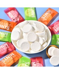 WiFi Mint Portable Hard Candy WiFi Vitamin C Tangerine Peel Tablets 6 Flavors Mixed 800g/Bag