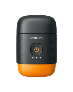 PHILIPS Electric Shaver Pebble Portable Shaver with Fast Cutting System and Nose Hair Trimmer YQ660/02 - Sunset Orange