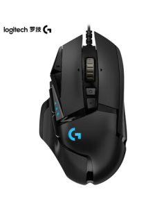 Logitech G502 HERO Dominator RGB Programmable Wired Gaming Mouse for CSGO/PUBG/LOL/FPS Esports - Black