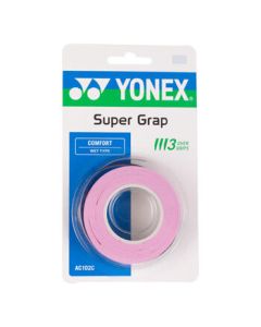 YONEX Badminton Grip Tape AC-102C-128 French Red (3-Pack)