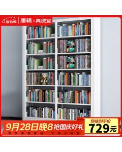 Tangji Home Steel Bookcase Floor Standing School Library Archive Shelf 2.3m Wide 2.2m High Combination Shelf