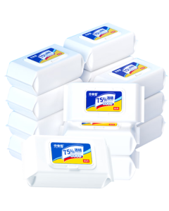 Cutido 75% Alcohol Wipes, 99.9% Disinfecting Wipes, 80 Sheets * 10 Packs, Extra Large & Thick, Kids Cleaning Wipes