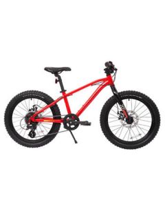 Decathlon 20-inch Kids' Mountain Bike 20-inch 8-Speed Disc Brake Bicycle Red-4320456