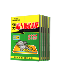 MEN WOO Glue Mouse Traps 10 Pack - Extra Large Super Sticky Rat Glue Boards for Home & Commercial Use, Catch Mice Fast