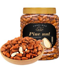 New Frontier Premium Love Open-Mouth Pine Nuts 400g Original Flavor Hand-Cracked Northeast Pine Nuts Red Snack Nuts