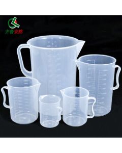 Qilu Anran Transparent Measuring Cup with Graduations, High Borosilicate Plastic Measuring Cup, 500ml Measuring Cup, Capacity Cup (500ml)