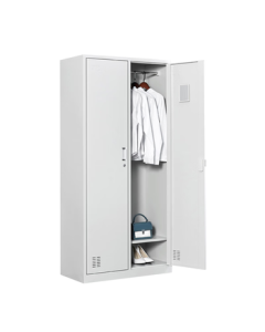 Yuan'ao Steel Locker Wardrobe for Dormitory, Employee Storage, Shoe Cabinet, Two-Door Locker