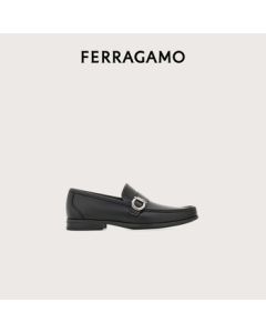 Ferragamo Men's Black Loafers 0775114_3E _100 Gift for Boyfriend