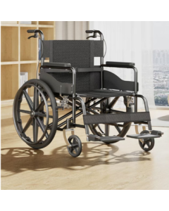 Artisan Army Wheelchair Foldable Lightweight Portable Manual Pushchair for Elderly Travel Home Use Fishing Chair