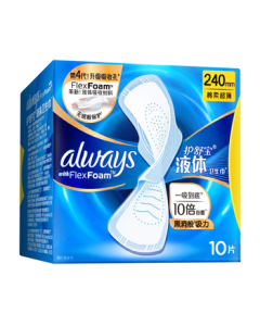 Always【Travel Essential】Liquid Sanitary Pads Day Use 240mm 10pcs Trial Pack JD Self-Operated