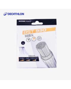 Decathlon Badminton String Racket String Durable Control Rebound Tension Retention Multi-Color BST930 White-2696010
