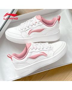 Li Ning Women's Board Shoes 2025 Spring/Fall New Classic Versatile White Sneakers High Aesthetic Casual Sports Shoes