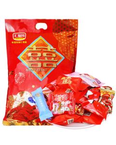 Huifuyuan Wedding Candy 2500g Bulk 5.5lb for Wedding Engagement Baby Shower Mixed Crispy Candy with Dates