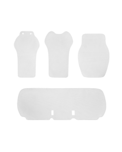 Goodyear Car Seat Cushion for Tesla Model Y, Full Silicone, Original Color, Anti-Stain & Anti-Scratch, Complete 7-Piece Set, White