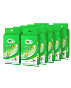 Xiangxiangyin Antibacterial Wipes 10 Sheets Individually Packed 12 Packs 99.9% Sterilization Portable Thickened Alcohol-Free