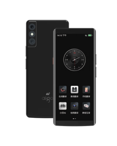 aigo 4G Translator Device - Simultaneous Interpretation, Multilingual Offline Photo Translation, Smart Translator for Travel Abroad, Real-time Spoken Translation (Black)