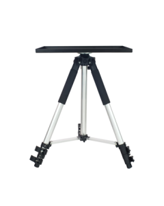 JINGMI Projector Stand - Heavy-Duty Aluminum Alloy Floor Tripod TS150 with Tray, Portable and Adjustable Height in Three Levels for Home and Office Use