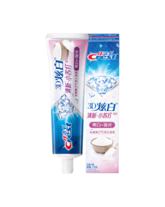 Crest 3D White Baking Soda Fluoride Toothpaste for Whitening, Stain Removal & Yellow Teeth Prevention (170g) - JD Self-Operated, Mixed Old & New Packaging