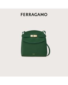 Ferragamo Women's Deep Bright Green Shoulder Bag 0780662
