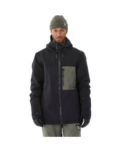 Decathlon Waterproof Professional Snowboard Jacket SNB500 Men's Single Board Adult Detachable Professional Snowsuit Black M 4572391