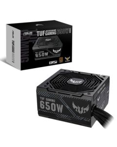ASUS TUF650W Power Supply - Bronze Certified, Supports 30-Series GPUs, 6-Year Warranty, Bronze Efficiency, Coated Design, Dual Ball Bearing Temp-Controlled Fan, Smart Fan Stop YFS