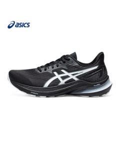 ASICS Men's GT-2000 12 Cushioning Support Running Shoes Black/White 42.5