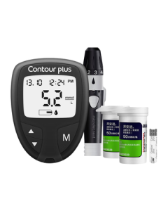 Bayer (BAYER) BAYER Contour Next Blood Glucose Monitor for Home and Medical Use - High Accuracy Blood Sugar Testing Kit with 100 Test Strips + Lancets (Mid-Autumn Festival Gift)