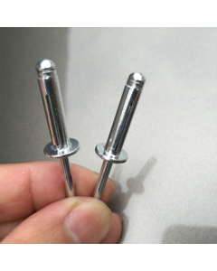 Huahao Chuangjiu 3-Claw Rivet All-Aluminum Lantern Interior Bumper Wine Box Rivet Blind Pull Rivet 4*18 Cap Diameter 8 (500 pcs) Riveting Thickness 1-4.5mm