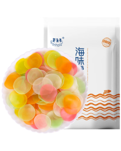 Ganhaidi Shrimp Chips 250g, Snack, DIY Fried Shrimp Chips, Puffed Seafood Snack, Colorful Lobster Chips