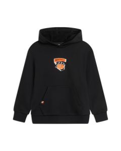 Li Ning Pullover Hooded Sweatshirt for Teen Boys, 2025 Winter Loose Casual Sports Top YWDV241