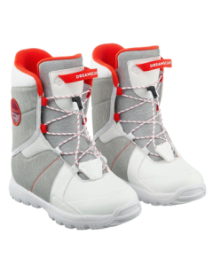Decathlon Kids' Autumn Snowboard Boots Lightweight Cold-Proof White Size 30~31 4117614