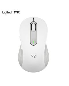 Logitech M650 L Wireless Bluetooth Mouse - Silent Smart Control Office Mouse for Mac, iPad, and More - M650 Medium-Large Size - White
