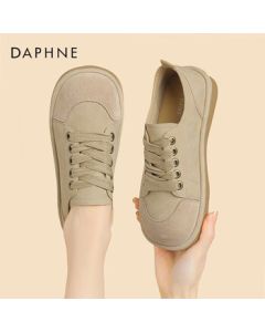 Daphne Women's Casual Shoes British Style Flat Slip-On Birkenstock Shoes 4024101078 Beige Size 40