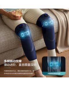 Philips (PHILIPS) Knee Massager with Heat Therapy, Knee Joint and Leg Warmer for Cold Legs, Perfect Gift for Parents, Boyfriends or Girlfriends, Model 3109L, Blue, Size L