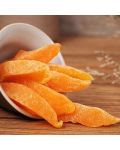 New Frontier Candied Yellow Peach 400g/Jar - Preserved Fruit Snack, Dried Peach Slices, Dried Fruit