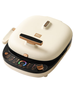 Liven Electric Pancake Maker 0-Fluoride Ultra-Wear-Resistant Household 36mm Extra Deep Removable Upper and Lower Plates Double-Sided Heating Sandwich Breakfast Machine LR-D3027S (Upgraded Version)