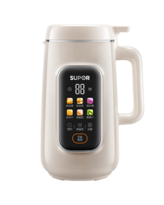 SUPOR Soy Milk Maker with Fine Grinding and No-Filter Design, Upgraded 316L Stainless Steel Blender for 2-3 People, Fully Automatic No-Cook No-Hand-Wash Model DJ10B-P28E