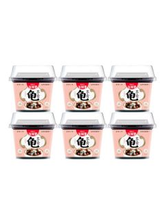 Shenghetang Milky Red Bean Tortoise Jelly 6 Cups (New/Old Packaging Randomly Sent)